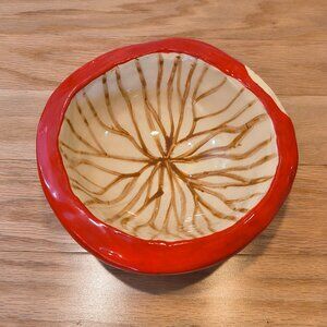 Handmade Toadstool Nut Bowl